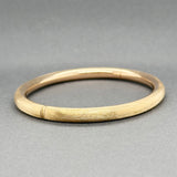 Estate 18K R Gold 5.59mm Bangle Bracelet