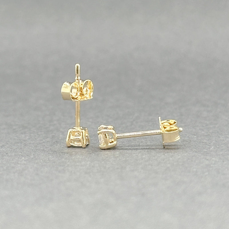 Estate 14K Y Gold 0.21ctw G-I/I1 Diamond Stud Earrings