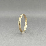 Estate 14K Y Gold 2.19mm Milgrain Ring