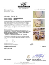 Estate 14K W Gold 1.44ctw Diamond S link Necklace