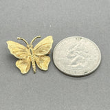 Estate 14K Y Gold Butterfly Pin