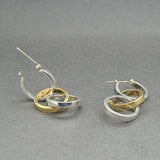 Estate Tiffany & Co. SS 18 Picasso Triple Circle Drop Earrings
