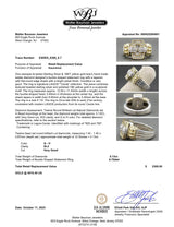 Estate Lagos SS 18 Caviar Lux 0.13ctw Diamond Buckle Ring