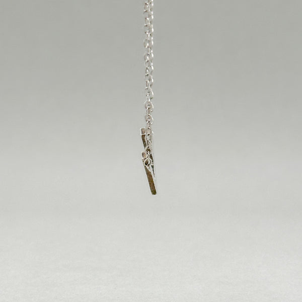 Colgante SS con inicial "F" lateral