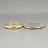 Estate 14K Y Gold 1941 2.9mm Polished Ring