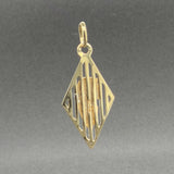 Estate 14K Y Gold Mary Pendant