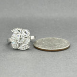 Estate Art Deco Platinum 1.57ctw H-I/VS2-SI1 Diamond Ring