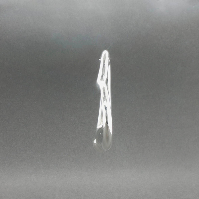 Estate Tiffany & Co. SS Peretti 36mm Open Heart Pendant