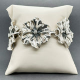 Estate SS Flower Link Bracelet