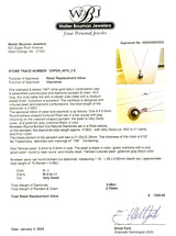 Estate 14K W Gold Tahitian Pearl & 0.08cttw H-I/SI2-I1 Diamond Pendant - Walter Bauman Jewelers