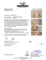 Estate 14K W Gold 0.13ctw Diamond C Pendant