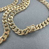 Estate 14K Y Gold 5.4mm 18.75” Curb Link Chain