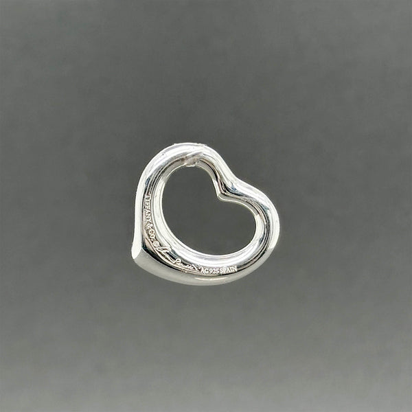 Estate Tiffany & Co. Peretti SS 16mm Open Heart Pendant