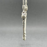 Estate John Hardy SS 18 8.70ctw White Topaz Jaisalmer Station Necklace