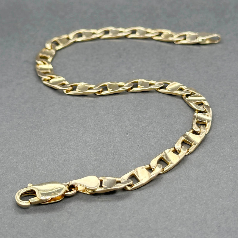 Estate 14K Y Gold 5.52mm Anchor Link Bracelet