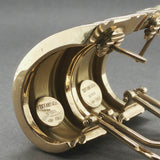 Estate Tiffany & Co. 18K Y Gold Vintage Atlas J Hoop Earrings