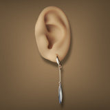 Estate 14K TT Gold Dangle Earrings