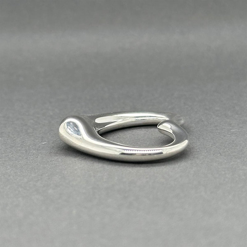 Estate Tiffany & Co. SS Peretti 27mm Open Heart Pendant