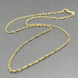 Estate 14K Y Gold 1.78mm 16” Cable Chain