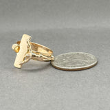 Estate 10K Y Gold Crucifix Ring