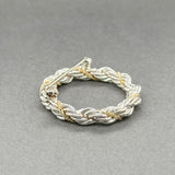 Estate Tiffany & Co. SS 18 Circle Rope Brooch