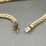 Estate 14K Y Gold Graduated 16” Wheat Chain