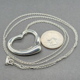 Estate Tiffany & Co. Peretti SS 35mm Open Heart Pendant