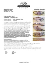 Estate 14K W Gold 2.19ctw Diamond Cluster Bracelet