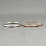 Estate 14K W Gold 2.0mm Polished Ring