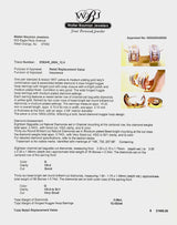 Estate 18K Y Gold 3.08ctw G/VS2-SI1 Diamond Huggie Earrings