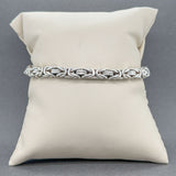Estate SS 4.8mm Byzantine Toggle Bracelet