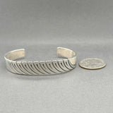 Estate Steve Yellowhorse SS Cuff Bracelet