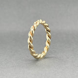 Estate 14K Y Gold 2.87mm Twisted Ring