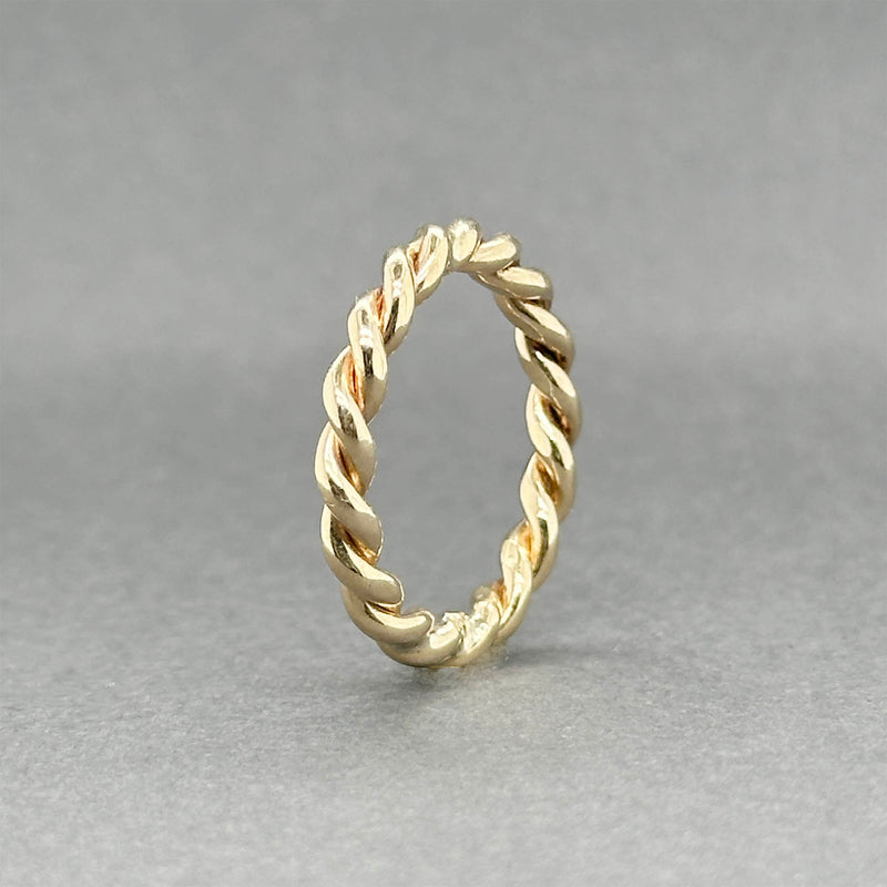 Estate 14K Y Gold 2.87mm Twisted Ring