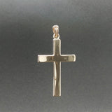 Estate 14K Y Gold 27.56mm Cross Pendant