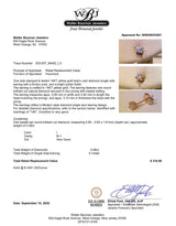 Estate 14K Y Gold 0.08ct I/SI1 Diamond Single Stud Earring