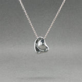 Estate Tiffany & Co. SS Peretti Full Heart Pendant