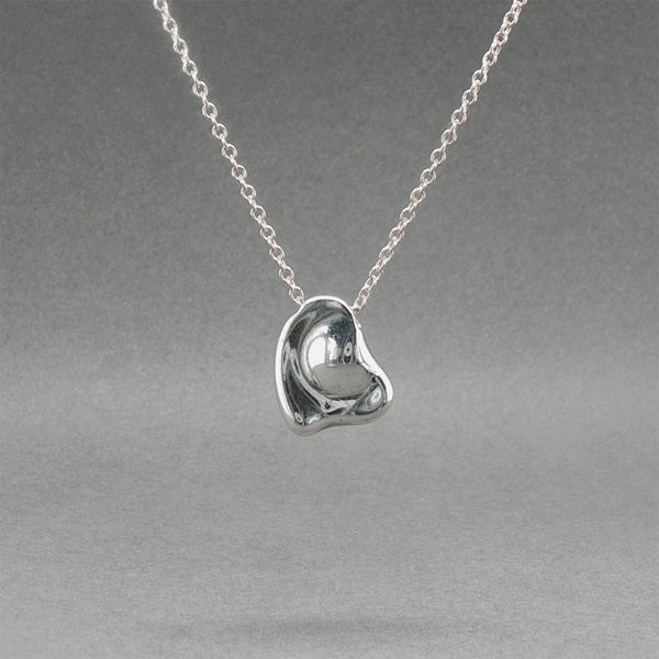 Estate Tiffany & Co. SS Peretti Full Heart Pendant