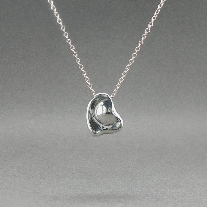 Estate Tiffany & Co. SS Peretti Full Heart Pendant