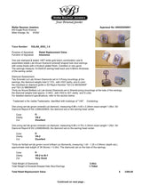 Estate 14K W Gold 2.45ctw Lab-Created Diamond Earrings