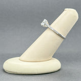 Estate 14K W Gold 1.45ctw H-I/SI2-I1 Diamond Eng. Ring