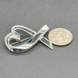 Estate Tiffany & Co. SS Picasso Loving Heart Brooch
