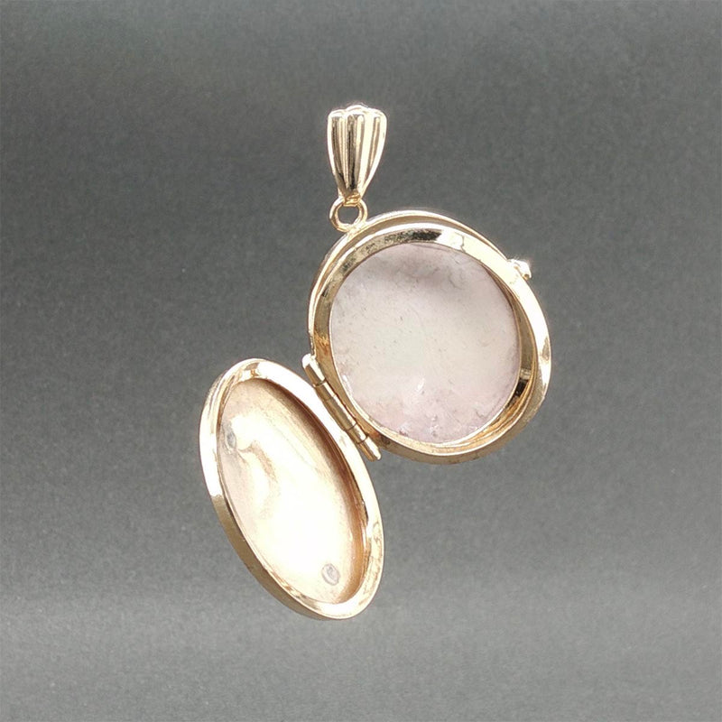 Estate 14K TT Gold Mother & Child Locket Pendant