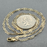 Estate 14K Y Gold 2.6mm 21” Anchor Chain