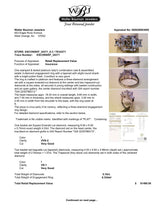 Estate Platinum 5.10ctw I/VVS2-VS1 Diamond Eng. Ring