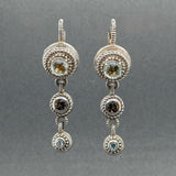 Estate Judith Ripka SS CZ Drop Earrings
