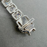 Estate Judith Ripka SS CZ Link Bracelet