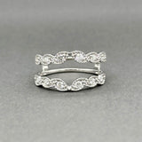 Estate 14K W Gold 0.34ctw F-G/SI2 Diamond Enhancer Ring