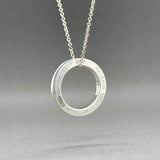 Estate Tiffany & Co. SS 1837 Circle Pendant