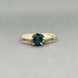 Estate 14K Y Gold 0.63ct Sapphire Ring